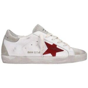 Golden Goose Superstar distressed low top sneakers- size 36